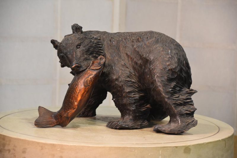 Hokkaido Wooden Bear Width:380mm