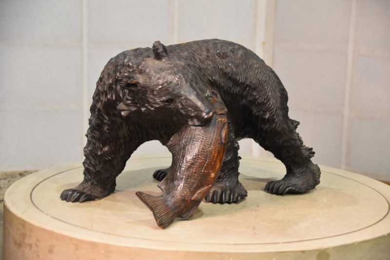 Hokkaido Wooden Bear Width:380mm - Image 6
