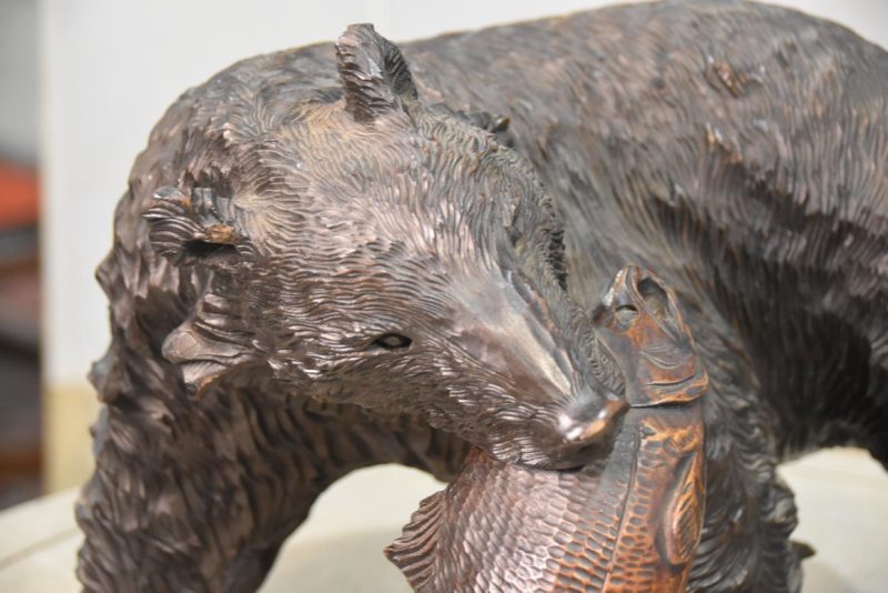 Hokkaido Wooden Bear Width:380mm - Image 5