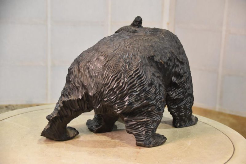 Hokkaido Wooden Bear Width:380mm - Image 3