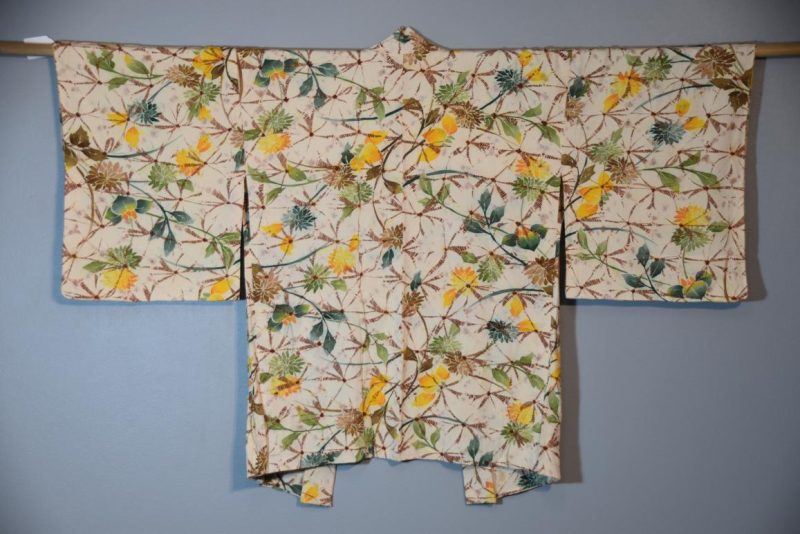 Silk Vintage Shibori Haori Jacket - Image 3
