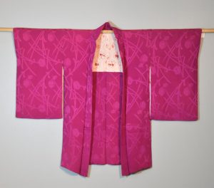 Silk Vintage Jacquard Haori Jacket