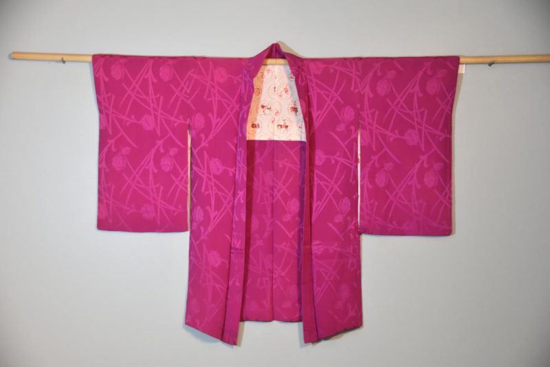 Silk Vintage Jacquard Haori Jacket
