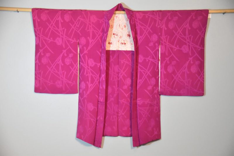 Silk Vintage Jacquard Haori Jacket - Image 7