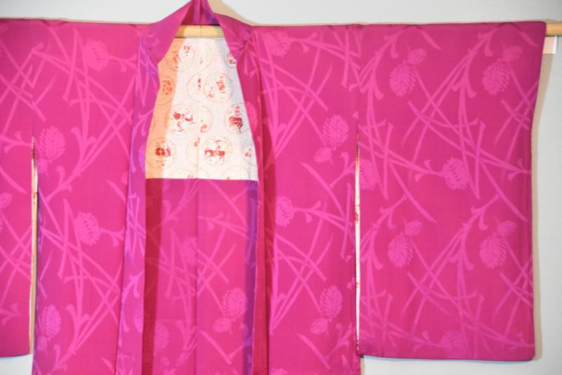 Silk Vintage Jacquard Haori Jacket - Image 6