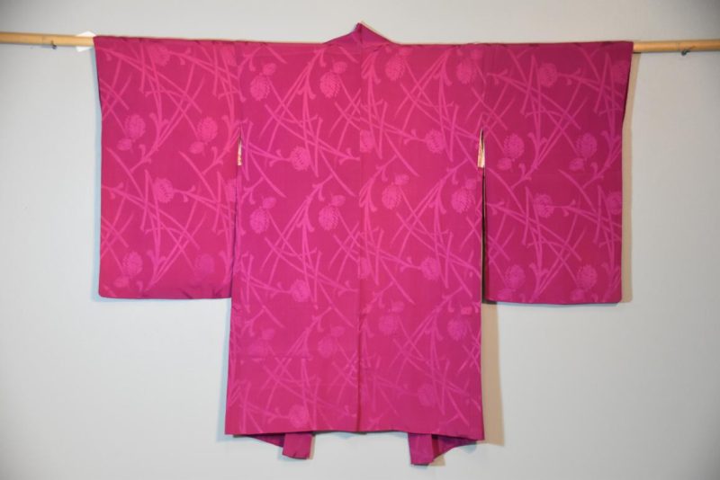Silk Vintage Jacquard Haori Jacket - Image 2