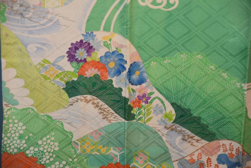 Japanese Furisode Kimono - Image 2