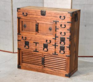 Choba Dansu Traditional Japanese Merchant Chest from Osaka Width:910mm
