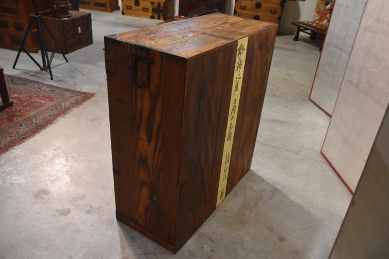 Choba Dansu Traditional Japanese Merchant Chest from Osaka Width:910mm - Image 5