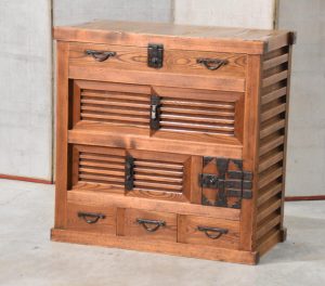 Choba Dansu Traditional Japanese Merchant Chest from Gifu Width:905mm