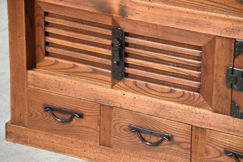 Choba Dansu Traditional Japanese Merchant Chest from Gifu Width:905mm - Image 11