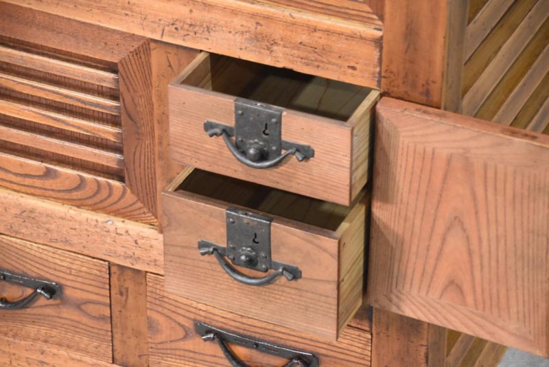 Choba Dansu Traditional Japanese Merchant Chest from Gifu Width:905mm - Image 6