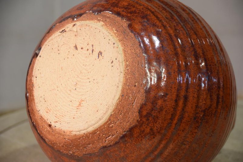 Japanese Red Iron Glaze Vase Width:240mm - Image 7
