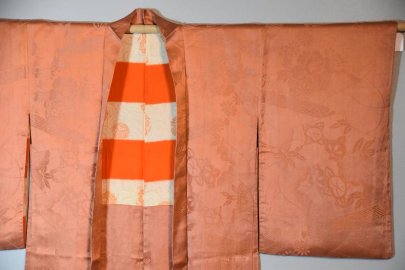 Vintage Silk Jacquard Haori Jacket - Image 8