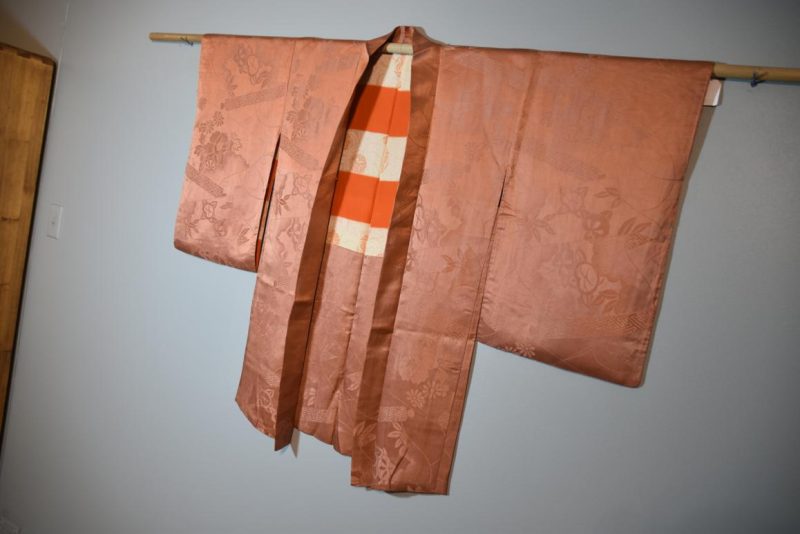 Vintage Silk Jacquard Haori Jacket - Image 6