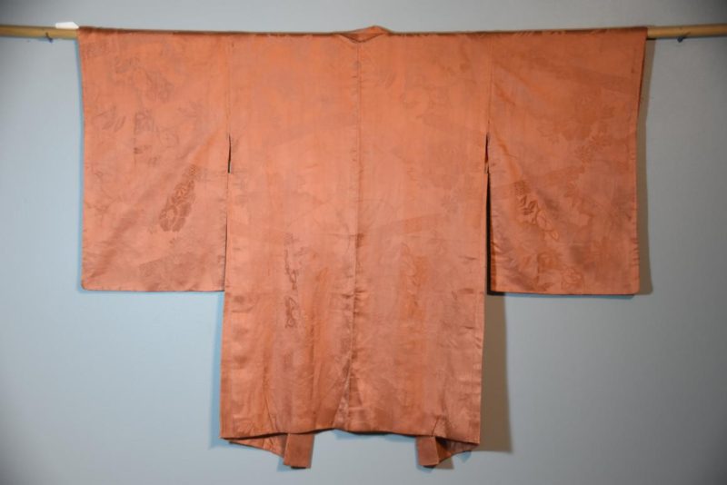 Vintage Silk Jacquard Haori Jacket - Image 4