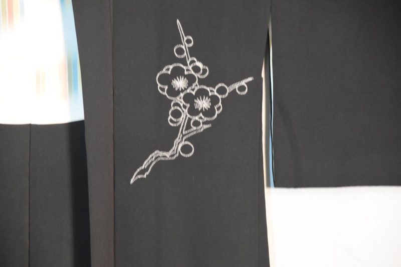 Cherry Blossoms on Silk Haori - Image 3