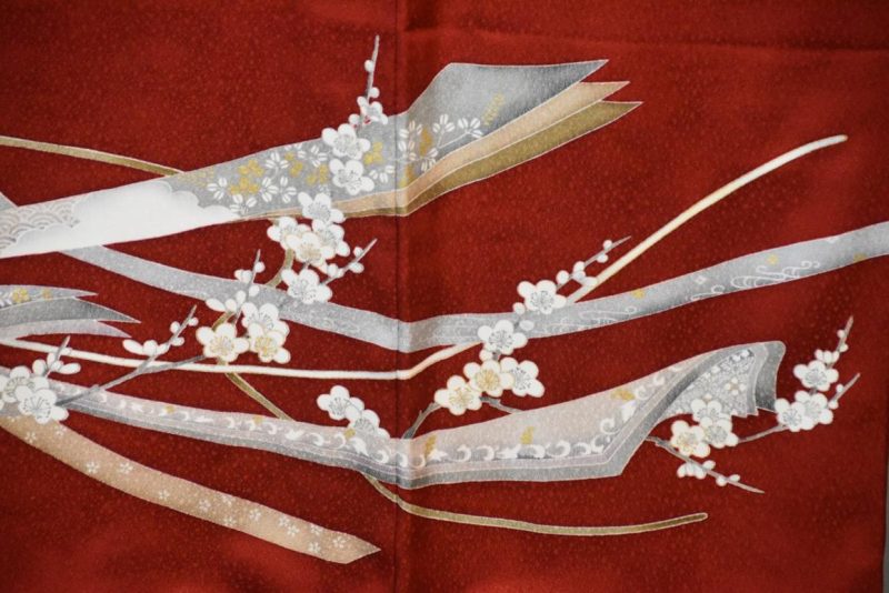 Original Kimono w Cherry Blossoms - Image 2