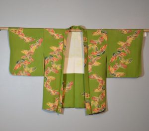 Green Butterfly Vintage Haori Jacket