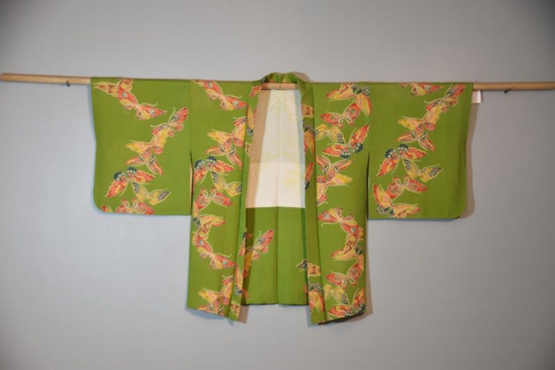 Green Butterfly Vintage Haori Jacket