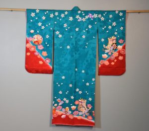 Vintag Kimono for a young girl.