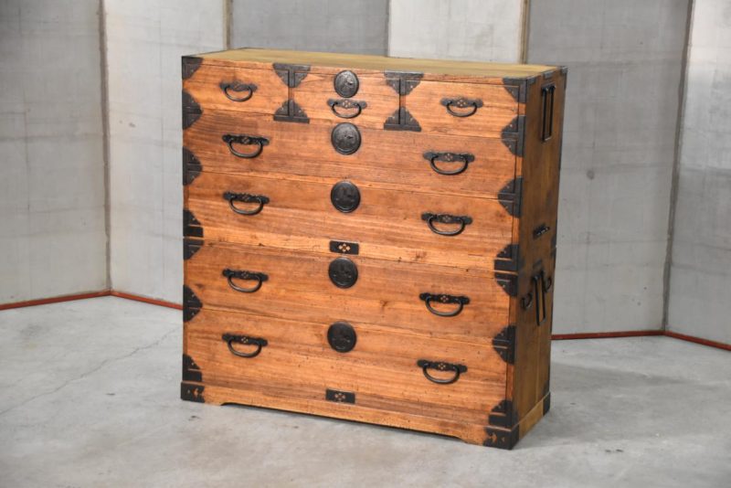 Antique Japanese Clothing Chest Width:1060mm