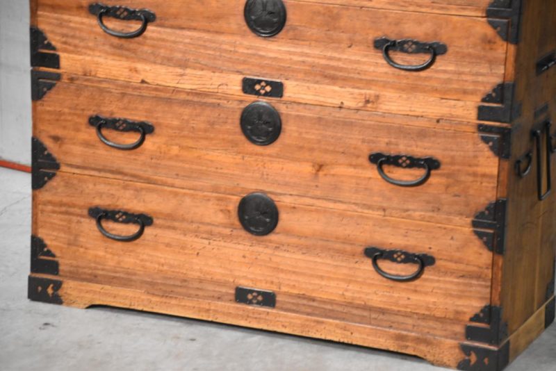 Antique Japanese Clothing Chest Width:1060mm - Image 15