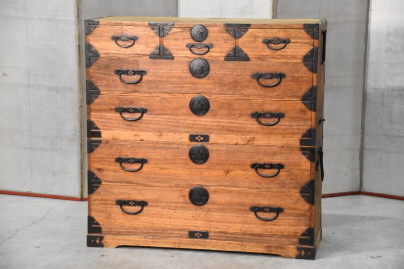 Antique Japanese Clothing Chest Width:1060mm - Image 14
