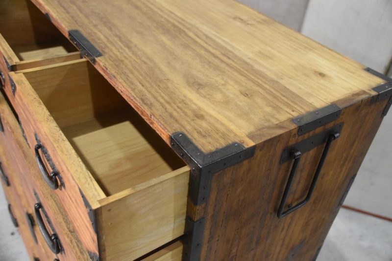 Antique Japanese Clothing Chest Width:1060mm - Image 8