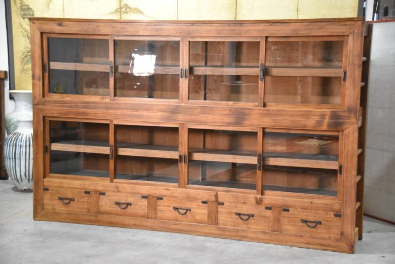 Antique Merchant Shop Chest Width:2725mm. - Image 15