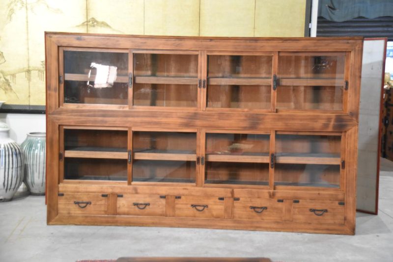 Antique Merchant Shop Chest Width:2725mm. - Image 14