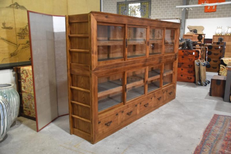 Antique Merchant Shop Chest Width:2725mm. - Image 5