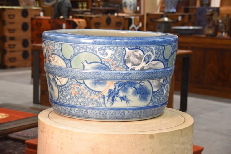 Large Vintage Ceramic Hibachi Width:545mm