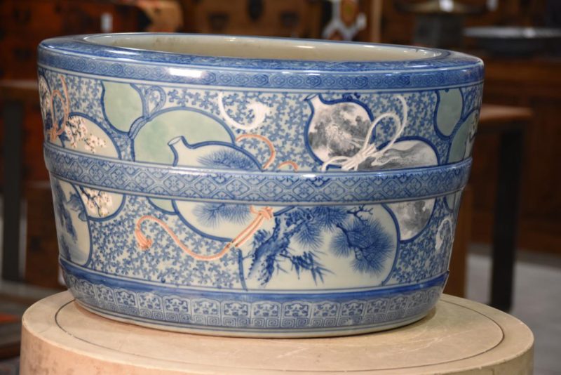 Large Vintage Ceramic Hibachi Width:545mm - Image 2