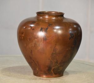 Murashido Bronze Vase Width:180mm