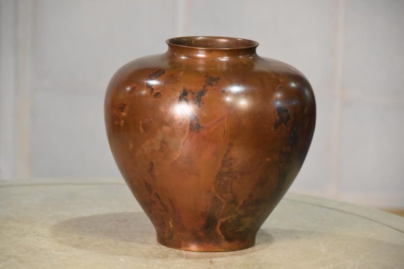 Murashido Bronze Vase Width:180mm
