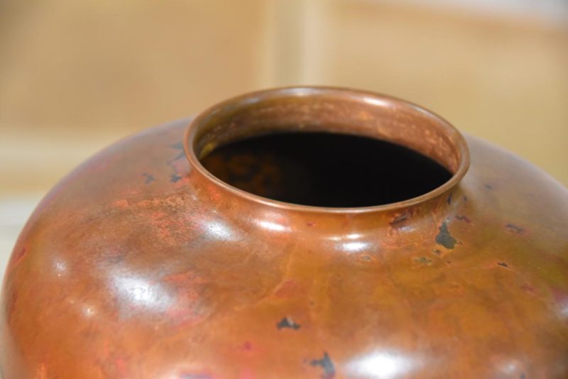 Murashido Bronze Vase Width:180mm - Image 5