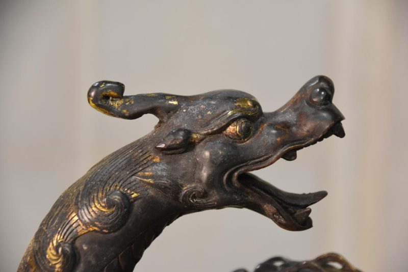 Japanese Bronze Kirin Incense Burner Width:270mm - Image 8