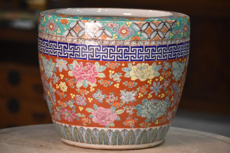 Coloured Imari Hibachi Width:310mm - Image 2