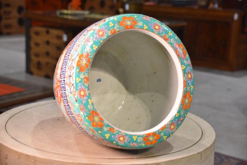 Coloured Imari Hibachi Width:310mm - Image 6