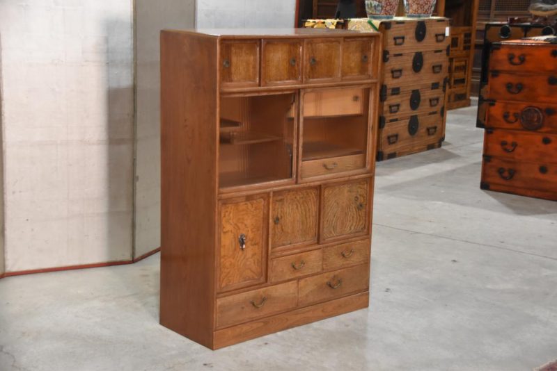 Vintage Cha Dansu Tea Utensil Chest Width:820mm - Image 3