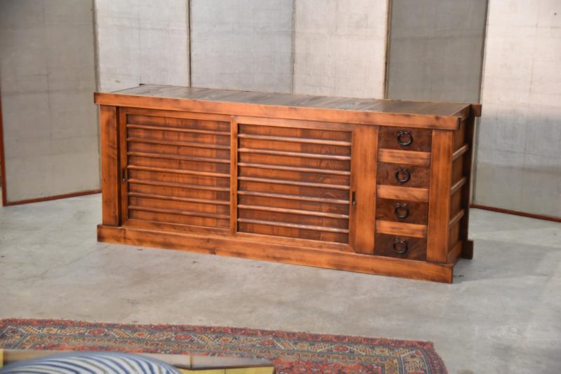 Antique Japanese Mizuya Sideboard Width:1820mm