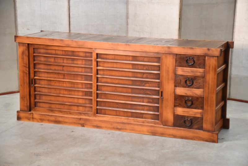 Antique Japanese Mizuya Sideboard Width:1820mm - Image 2