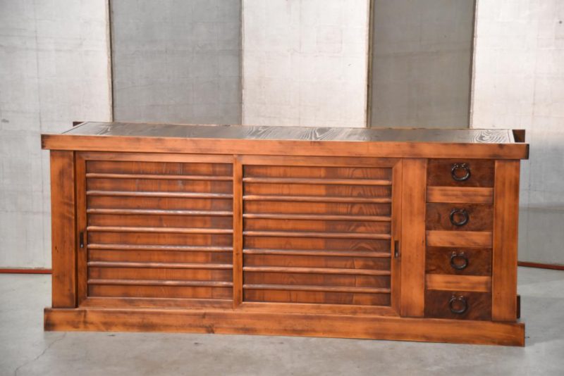 Antique Japanese Mizuya Sideboard Width:1820mm - Image 10
