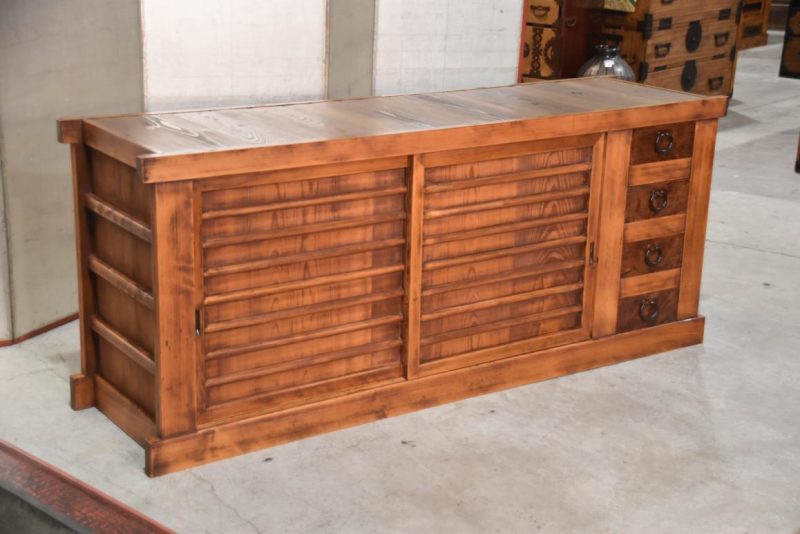 Antique Japanese Mizuya Sideboard Width:1820mm - Image 3