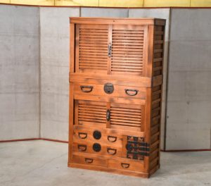 Antique Double Merchant Chest Width:910mm