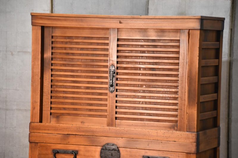 Antique Double Merchant Chest Width:910mm - Image 2