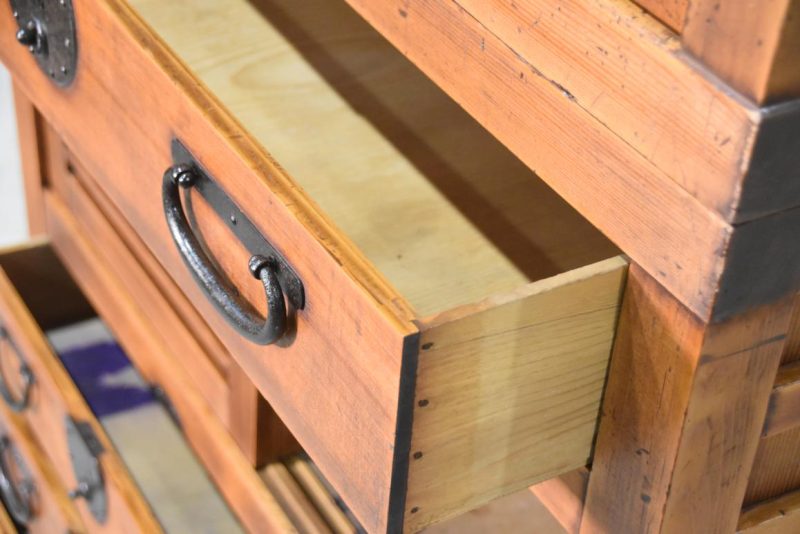 Antique Double Merchant Chest Width:910mm - Image 6
