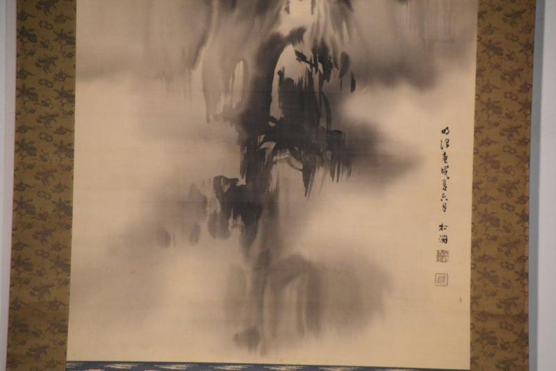 A pair of Sumi-E Ink Brush Scrolls Height:2080mm - Image 5