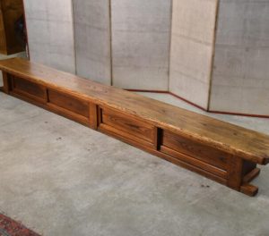 Japanese Elm Entrance Step Kamachi Width:2960mm